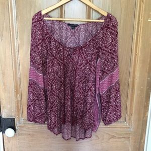 American Eagle boho tunic shirt